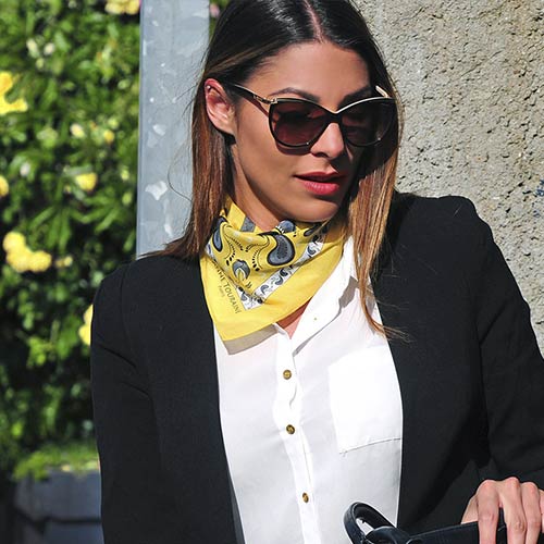 silk cotton bandanas collection by anne touraine paris